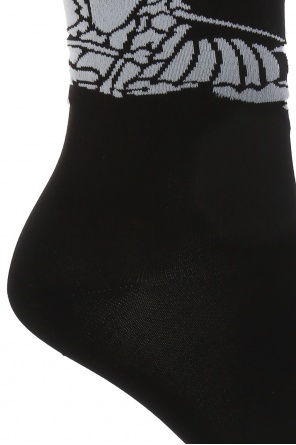 Logo-embroidered socks, zdjęcie 2 Logo-embroidered socks od Burberry